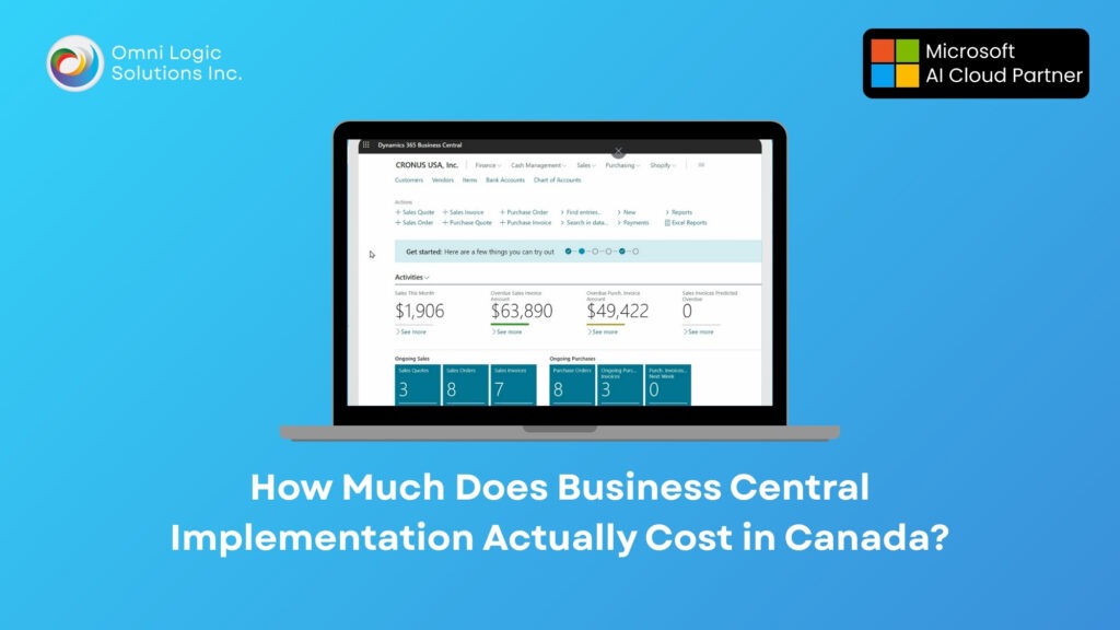 business central implementation cost in canada realistic overview