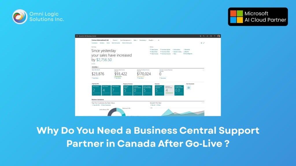 Business central support partner in canada after go live ?